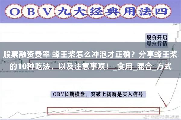 股票融资费率 蜂王浆怎么冲泡才正确？分享蜂王浆的10种吃法，以及注意事项！_食用_混合_方式